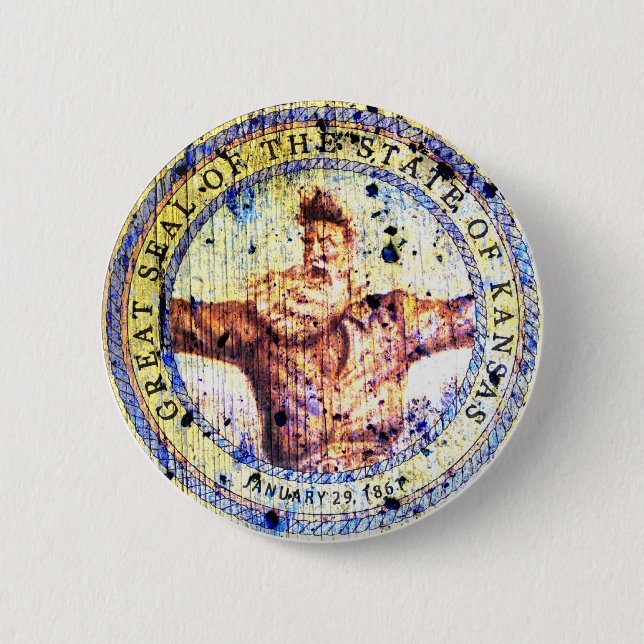 Bóton Redondo 5.08cm Botão redondo (Frente)