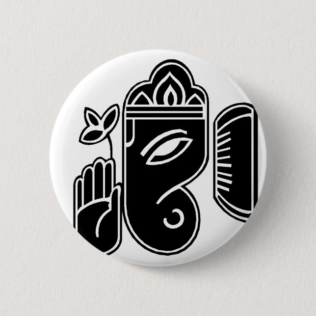 Bóton Redondo 5.08cm Botão redondo (Frente)