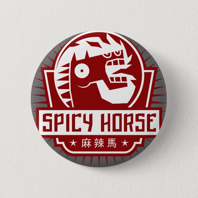 Bóton Redondo 5.08cm Botão redondo (Frente)