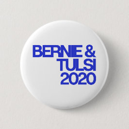 Bóton Redondo 5.08cm Botão redondo Bernie & Tulsi 2020