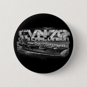 Bóton Redondo 5.08cm Botão redondo Carl Vinson, porta-aviões