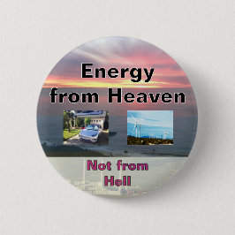 Bóton Redondo 5.08cm Botão redondo de 2,5 polegadas