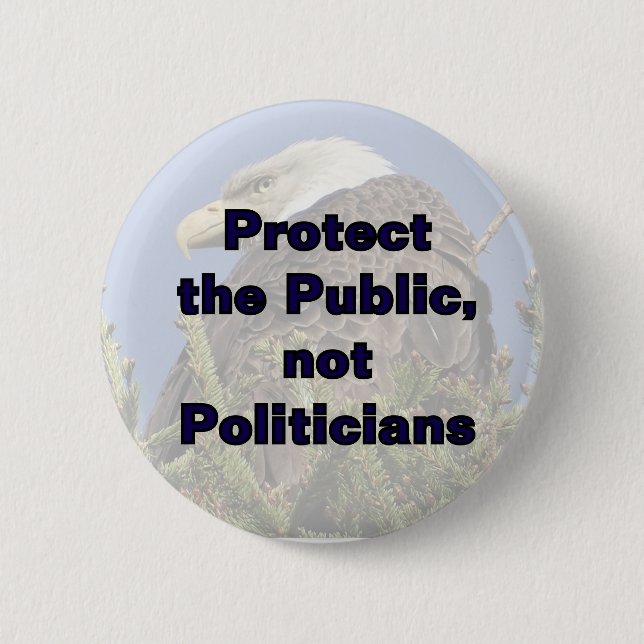 Bóton Redondo 5.08cm Botão redondo de 2,5 polegadas (Frente)