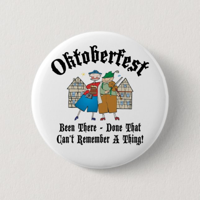 Bóton Redondo 5.08cm Botão Redondo de 2¼ Polegadas Oktoberfest Já Estiv (Frente)