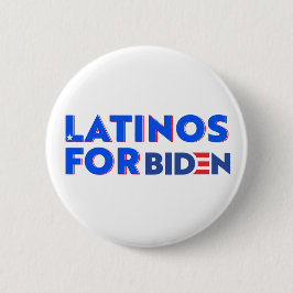Bóton Redondo 5.08cm Botão Redondo Latinos Para Joe Biden