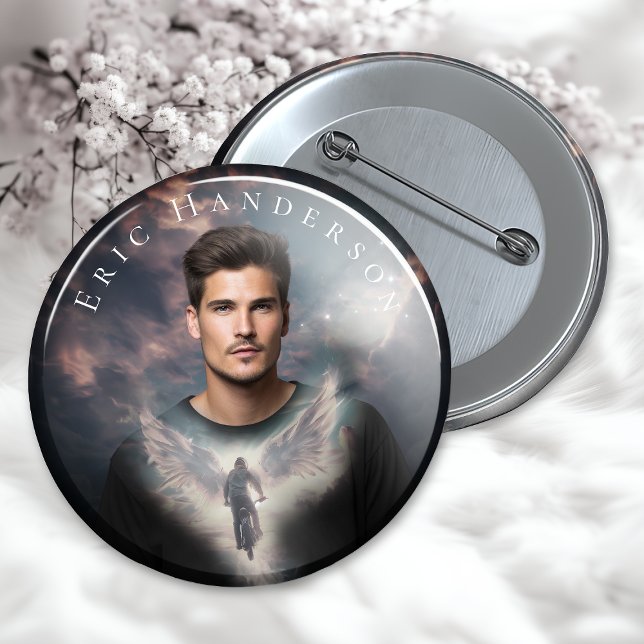 Bóton Redondo 5.08cm Botão redondo Personalizável de 2 polegadas (Criador carregado)