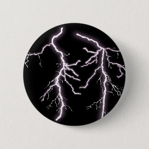 Bóton Redondo 5.08cm Botão Relâmpago