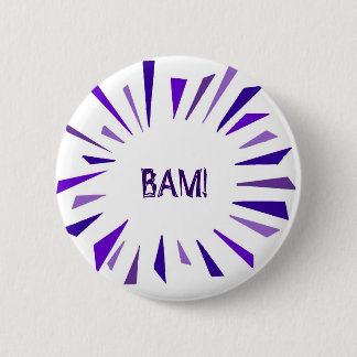 Bóton Redondo 5.08cm Botão roxo dos fogos-de-artifício