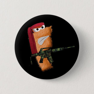 Bóton Redondo 5.08cm botão Sacudir-BO (preto)!