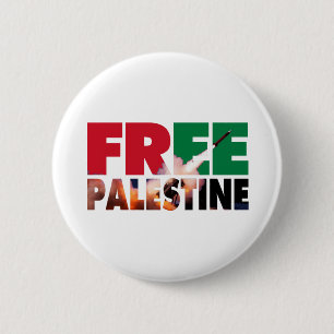 Bóton Redondo 5.08cm Botão Salvar Pinback da Palestina