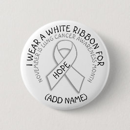 Bóton Redondo 5.08cm Botão Sensibilização do Cancer Pulmonar no dia de 