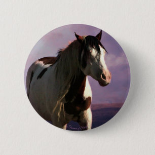 Bóton Redondo 5.08cm Botão "Shaman of Steens" 