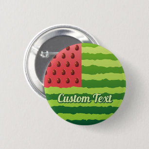 Bóton Redondo 5.08cm Botão Sinalizador de Melancia