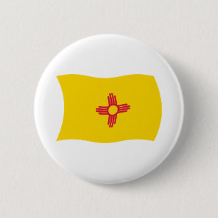 Bóton Redondo 5.08cm Botão Sinalizador Novo México