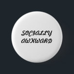 Bóton Redondo 5.08cm botão social inábil da parte traseira do pino<br><div class="desc">botão social inábil escrito em corajoso preto na cor.</div>