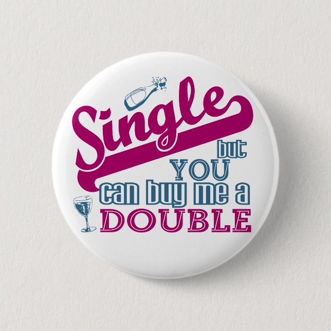 Bóton Redondo 5.08cm botão solteiro (Frente)