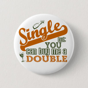 Bóton Redondo 5.08cm botão solteiro