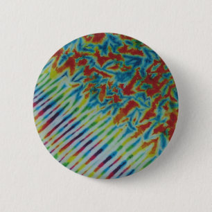 Bóton Redondo 5.08cm Botão Tie Dye Misto