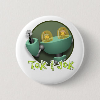 Bóton Redondo 5.08cm Botão TokBOT & JokBOT