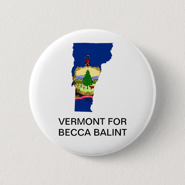 Bóton Redondo 5.08cm Botão Vermont para Becca Balint SENATE (Frente)
