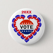 Botão Votar nos Republicanos