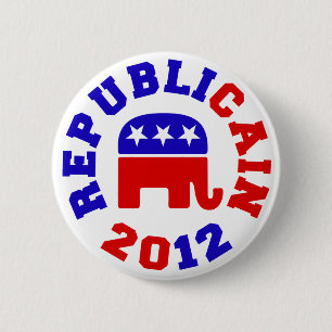 Bóton Redondo 5.08cm Botões 2012 da eleição de Republicain Herman Ca