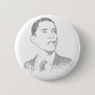 Bóton Redondo 5.08cm Botões afligidos de Barack Obama