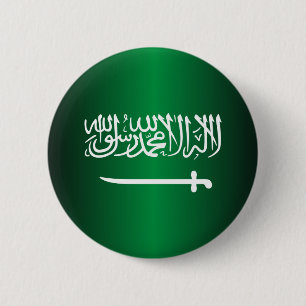 Bóton Redondo 5.08cm Botões da bandeira do saudita