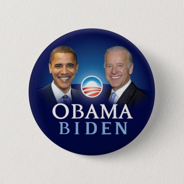 Bóton Redondo 5.08cm Botões da eleição 2012 de Obama Biden (Frente)