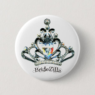 Bóton Redondo 5.08cm Botões da tiara de BrideZilla