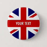 Botões de bandeira britânicos | Tomada de União Pe