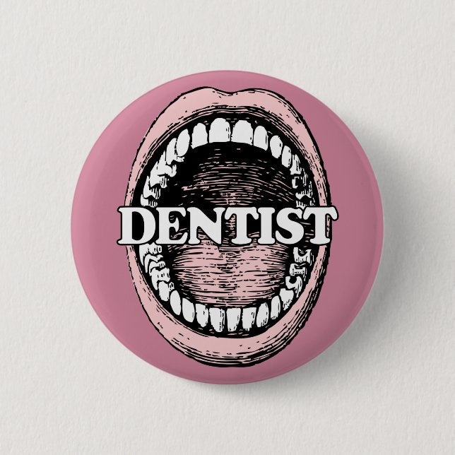 Bóton Redondo 5.08cm Botões de dentista (Frente)