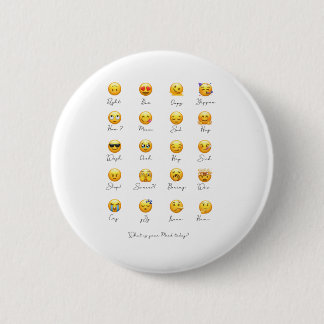 Bóton Redondo 5.08cm Botões de emoji