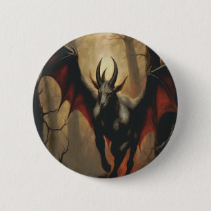 Bóton Redondo 5.08cm Botões de Renascença do Diabo de Jersey
