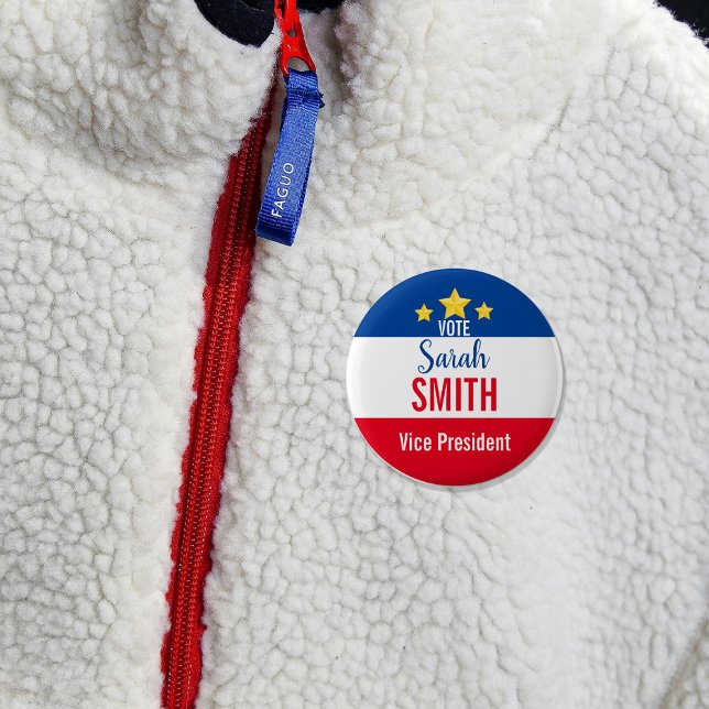 Bóton Redondo 5.08cm Botões de votação do Conselho Estudantil (Criador carregado)