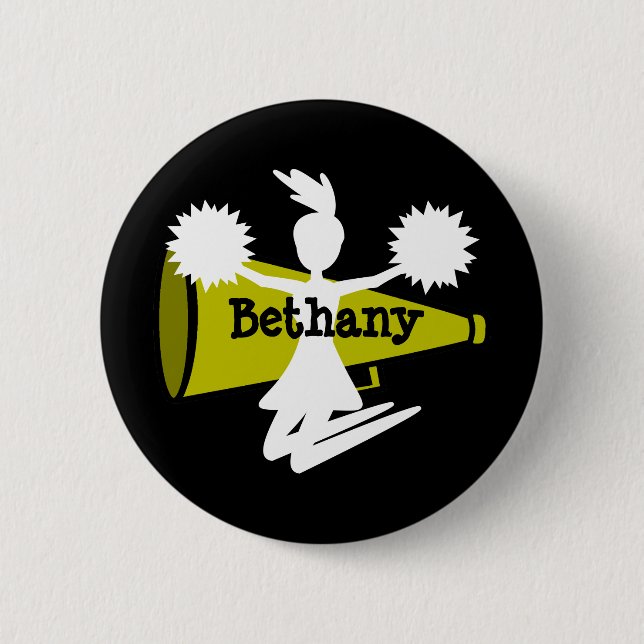 Bóton Redondo 5.08cm Botões do dom do cheerleader (Frente)