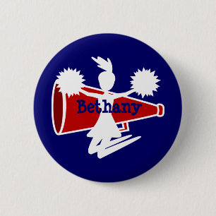 Bóton Redondo 5.08cm Botões do dom do cheerleader