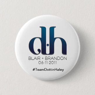 Bóton Redondo 5.08cm Botões do monograma