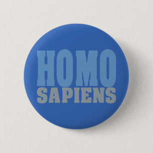 Bóton Redondo 5.08cm Botões HOMO SAPIENS