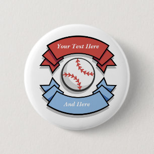 Bóton Redondo 5.08cm Botões personalizados de beisebol