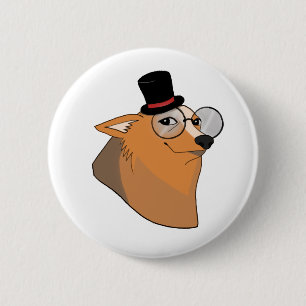 Bóton Redondo 5.08cm Bóton cachorro de cartola