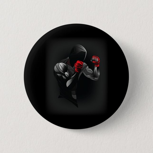 Bóton Redondo 5.08cm Boxing 7 (Frente)