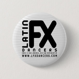 Bóton Redondo 5.08cm Branco oficial do botão de LFX