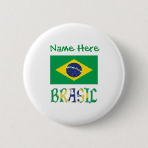 Brasil Bandeira do Brasil Verde Personalizado