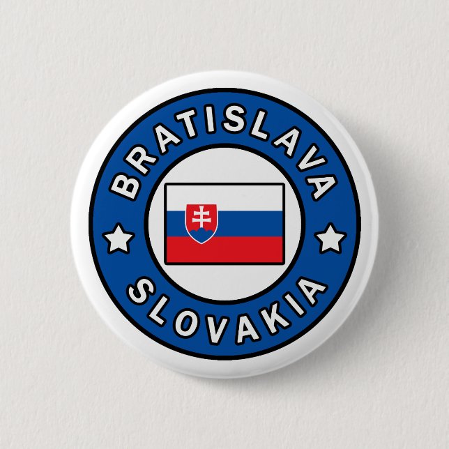 Bóton Redondo 5.08cm Bratislava Eslováquia (Frente)