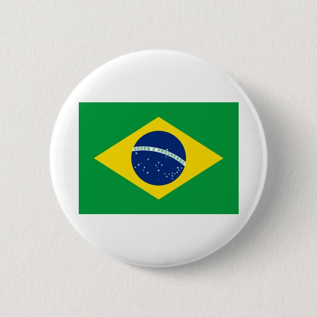 Bóton Redondo 5.08cm Brazil Flag (Frente)