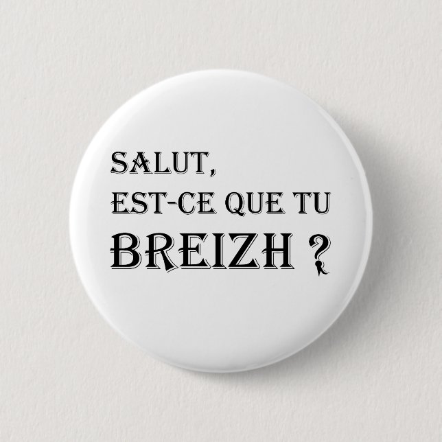 Bóton Redondo 5.08cm breizh (Frente)
