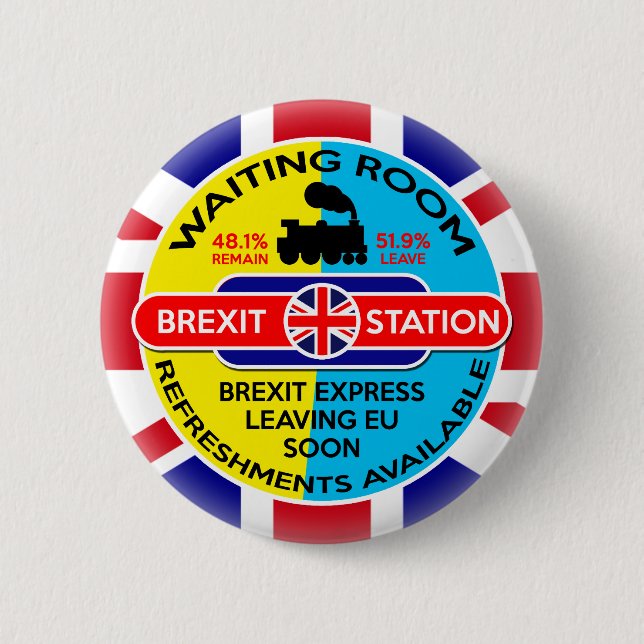 Bóton Redondo 5.08cm Brexit (Frente)