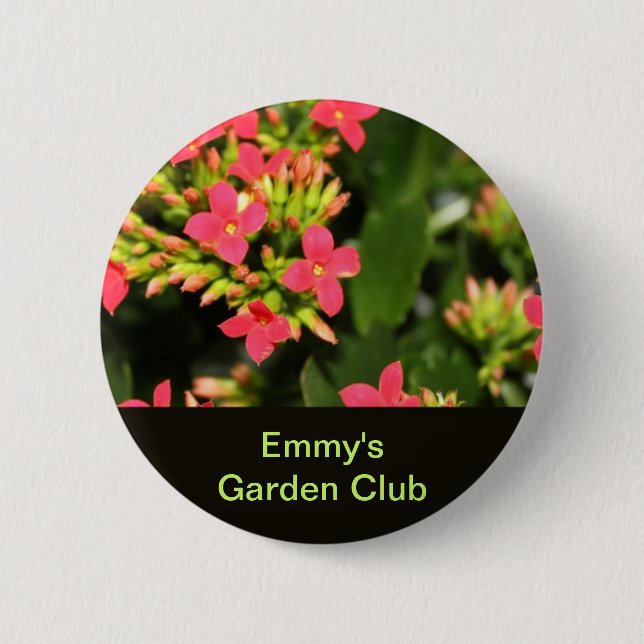 Bóton Redondo 5.08cm Broche de clube de jardinagem (Frente)
