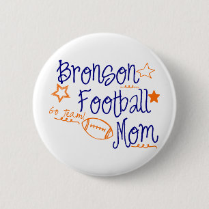 Bóton Redondo 5.08cm Bronson Futebol Mãe